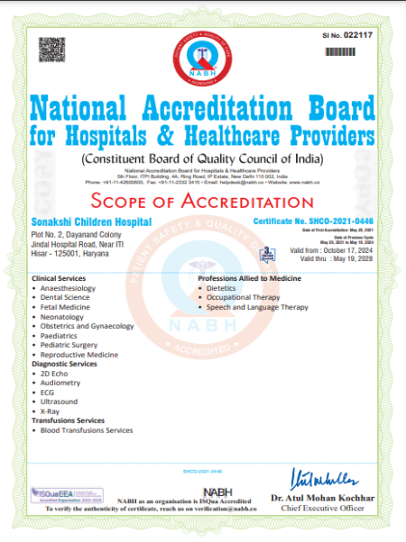 NABH Certified Hospital in Hisar